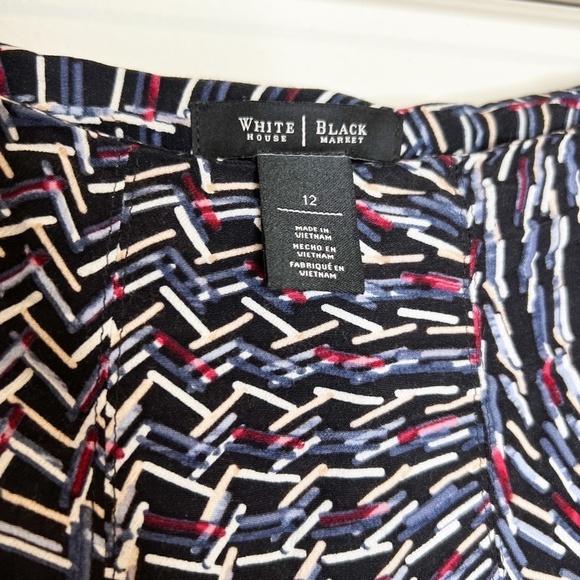 WHBM Skirt Printed Flounce Skirt Style 570178307 - Picture 4 of 6